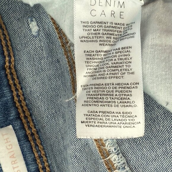 Curve Appeal Classic Straight Jeans Womens 4/27 High-Rise Stretch Denim Casual C - Picture 8 of 13